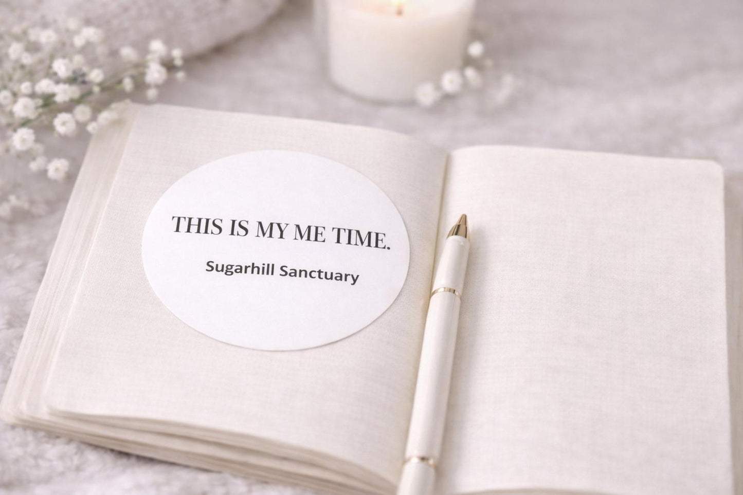Me Time Quote Sticker | Self Care Reminder, Mental Health Vinyl Decal