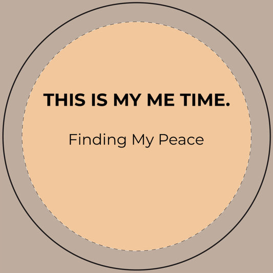 Finding My Peace - Soy Candle | Sea Salt Orchid Fragrance, Self Care Ritual (14oz)