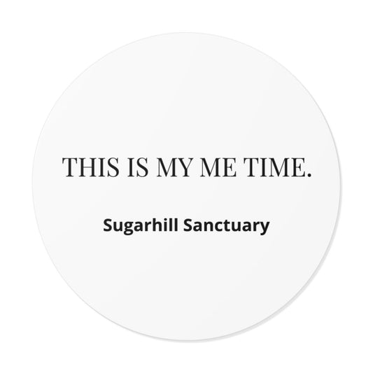 Me Time Quote Sticker | Self Care Reminder, Mental Health Vinyl Decal