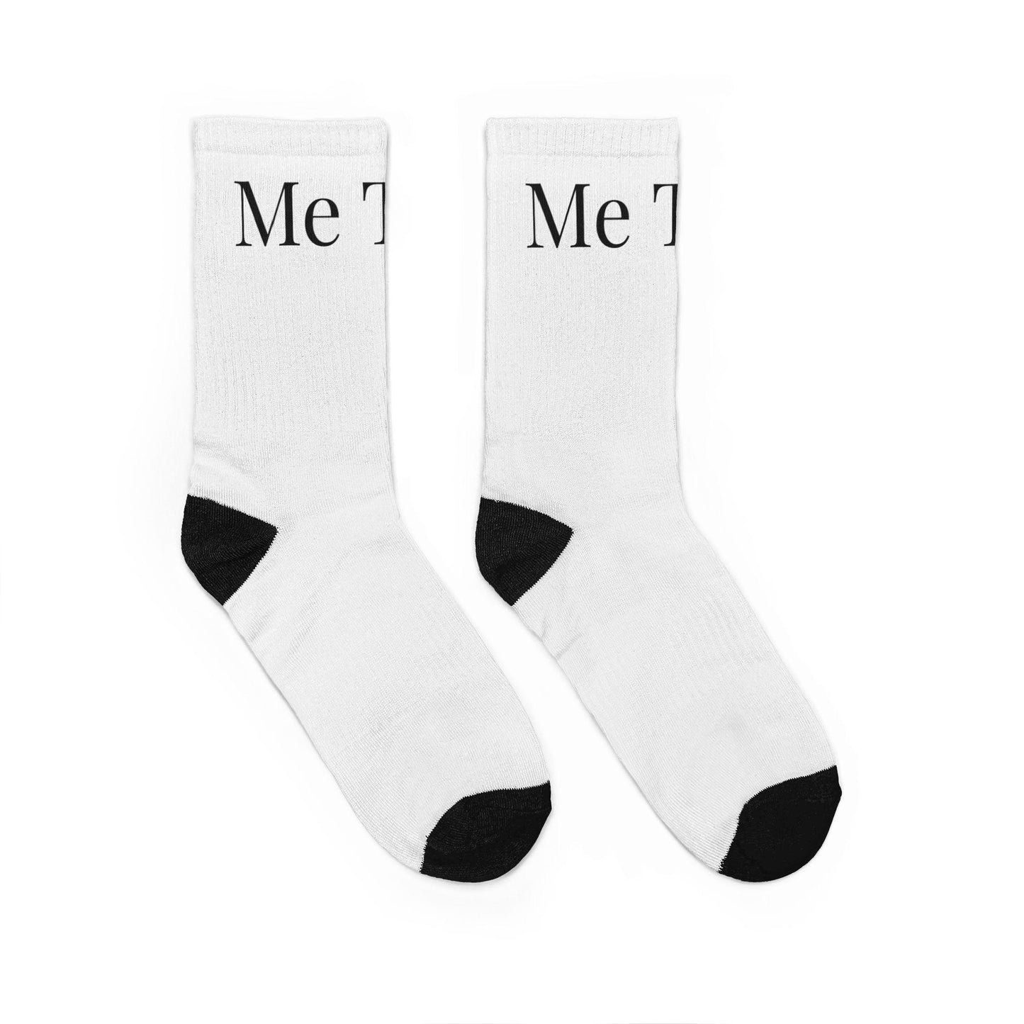 This Is My Me Time – Crew Socks | Cozy Self-Care Lounge Socks