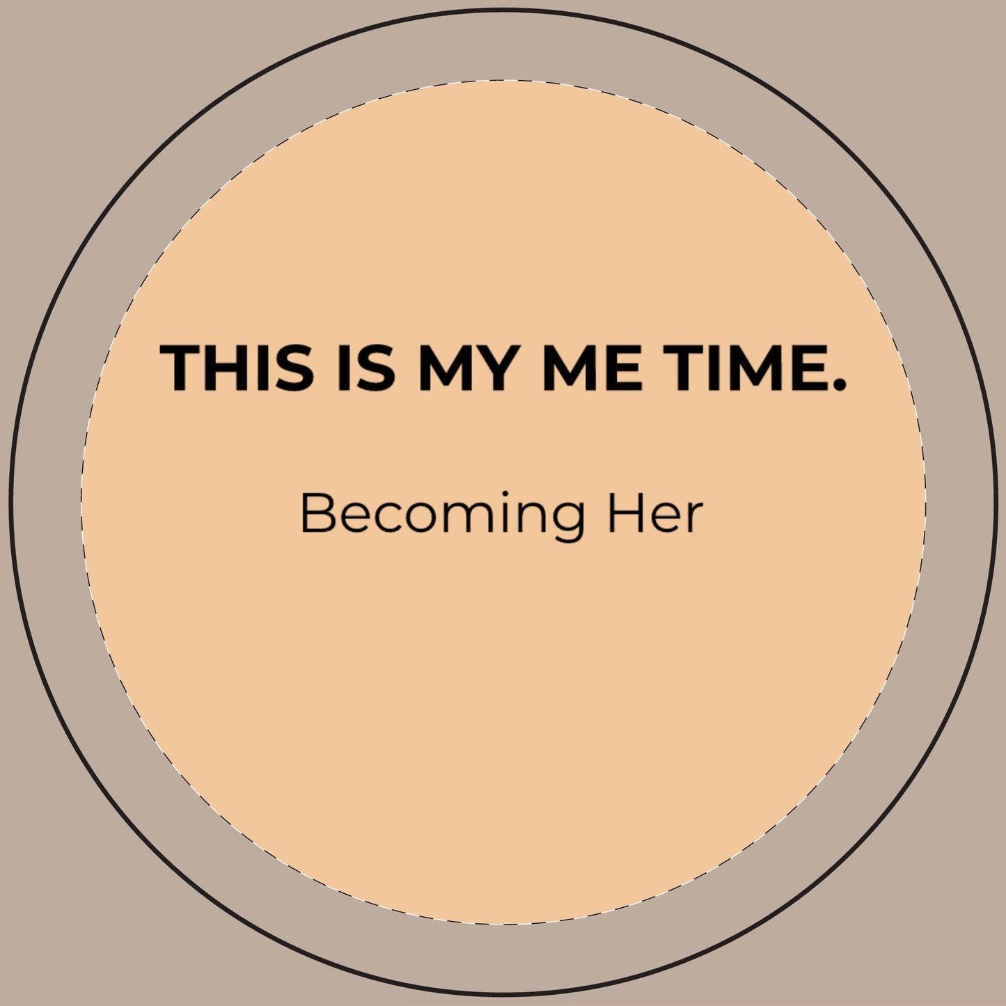 Becoming Her - Soy Candle | Beach Rose Fragrance, Self Care Ritual (14oz)