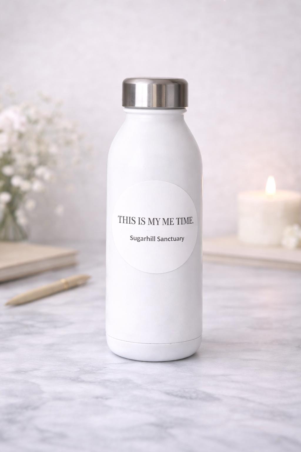 Me Time Quote Sticker | Self Care Reminder, Mental Health Vinyl Decal