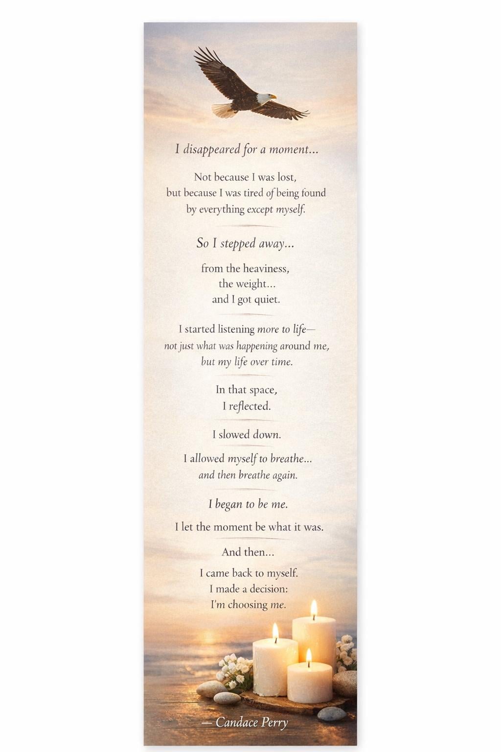 Me Time Bookmark | Self Care Poem, Mental Health Affirmation (Digital Download)